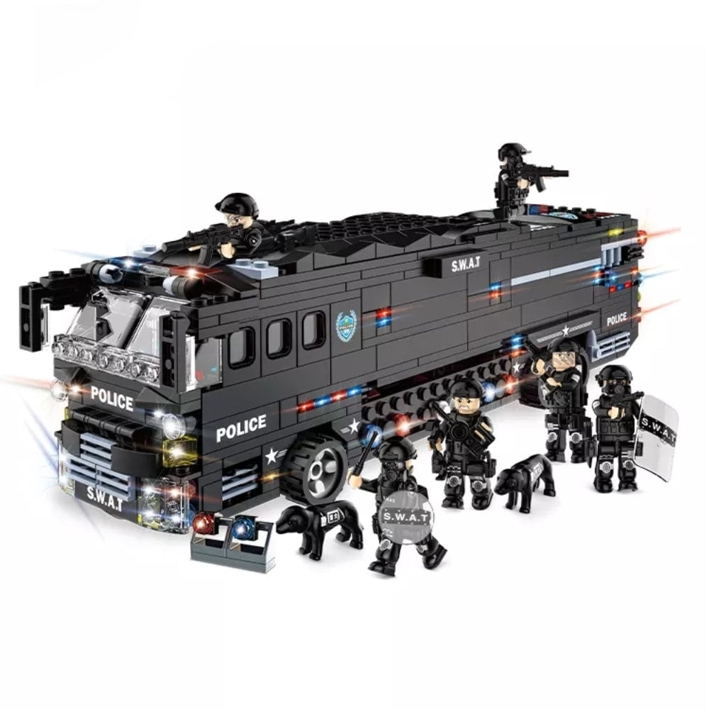 Set di mattoncini SWAT team 1014 pezzi