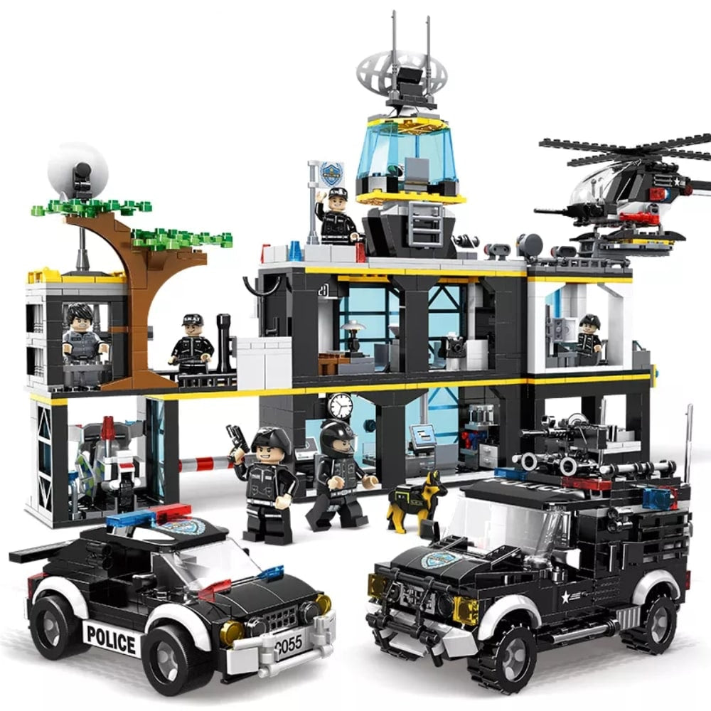 Set di mattoncini POLICE team 1261 pezzi