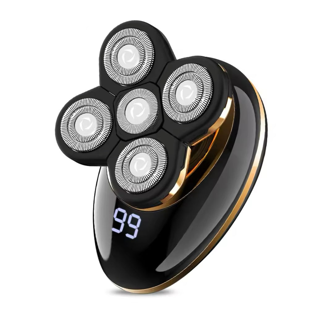 Rasoio e rifinitore senza fili e impermeabile per uomini 5 in 1