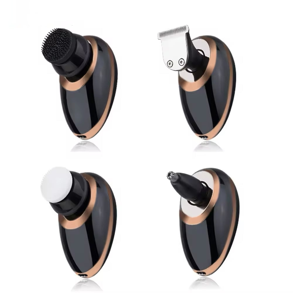 Rasoio e rifinitore senza fili e impermeabile per uomini 5 in 1