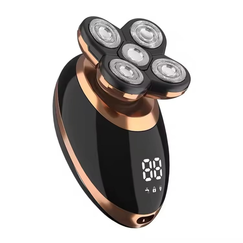 Rasoio e rifinitore senza fili e impermeabile per uomini 5 in 1