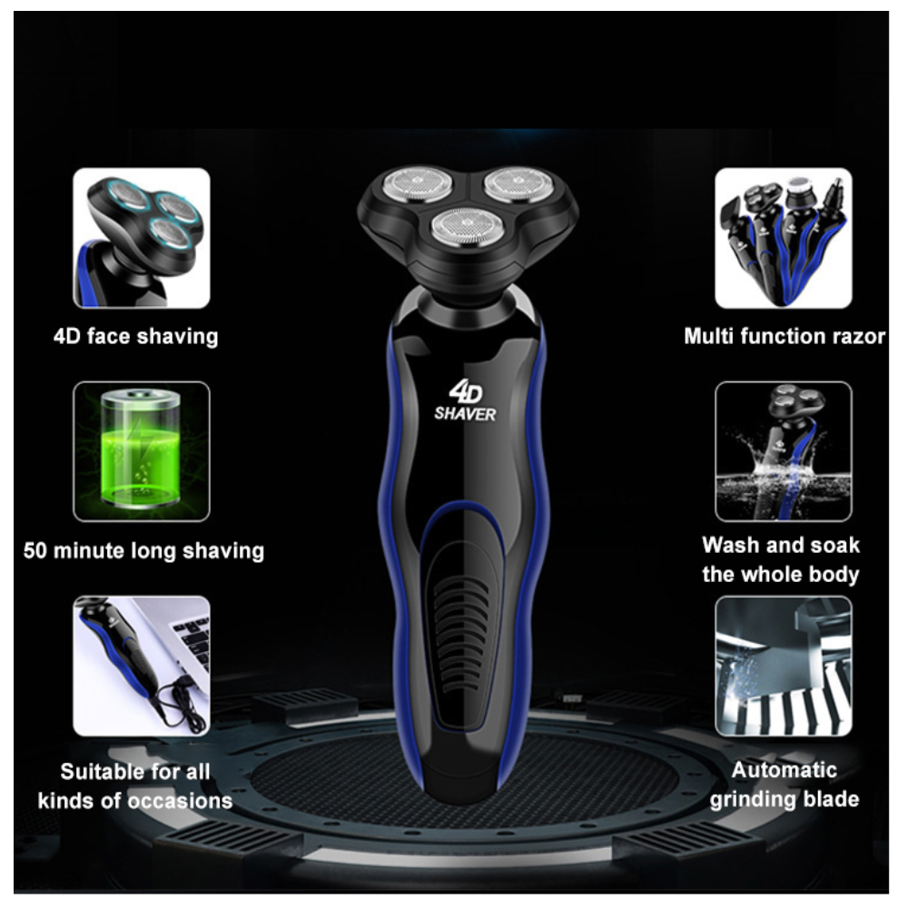 Set 3 in 1 per rasatura 4D