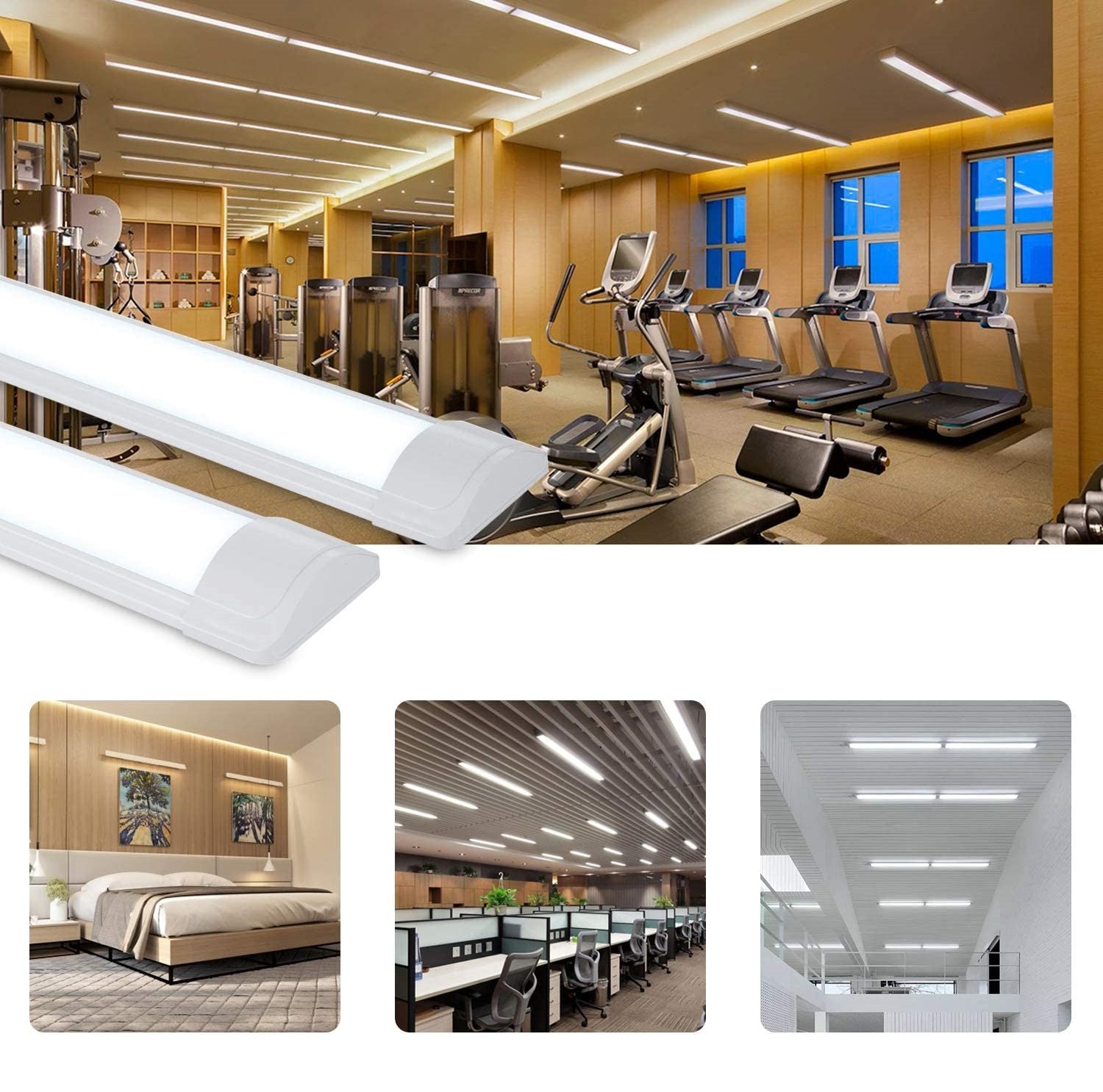 Lampada da Soffitto LED TUBE 120W, 120cm