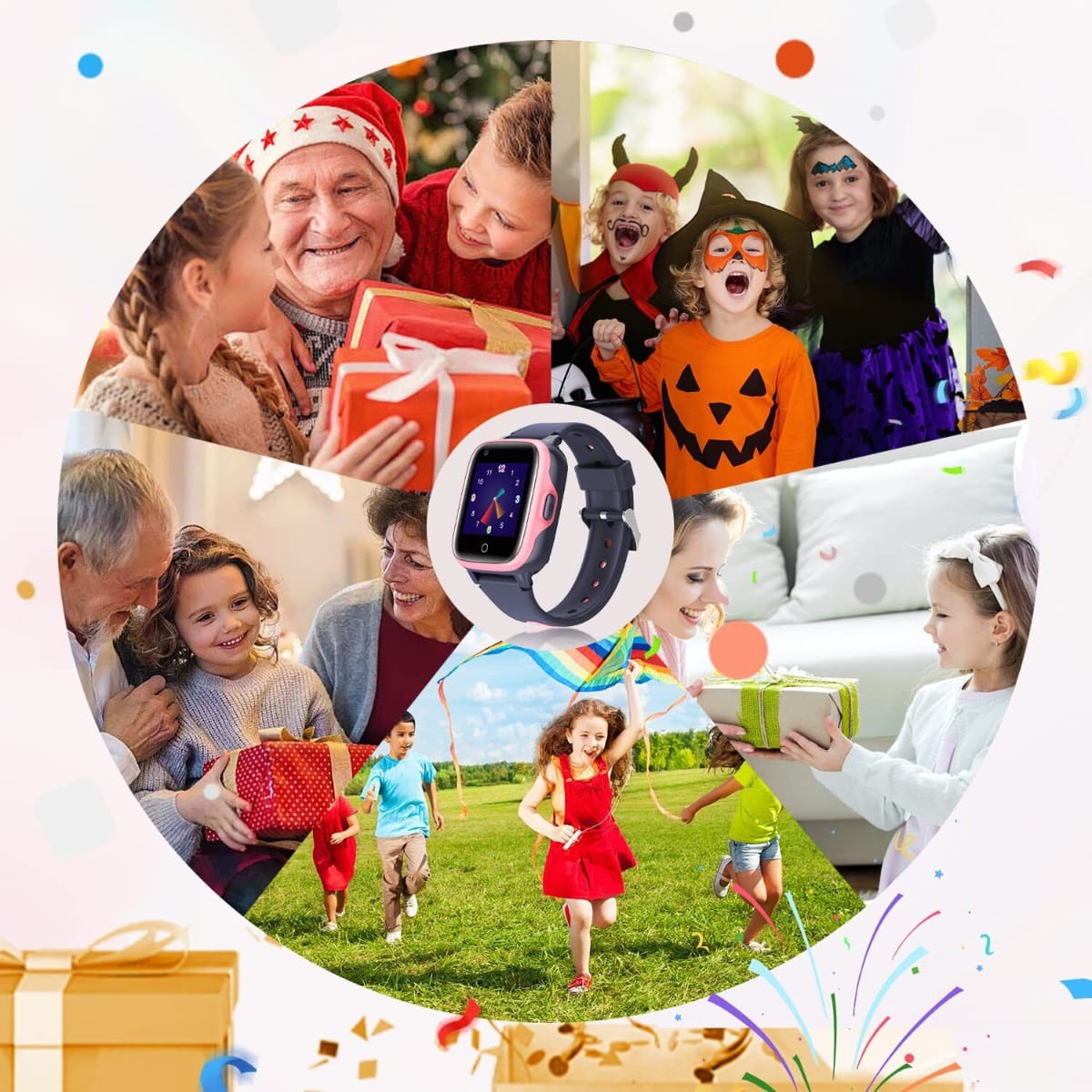 Smartwatch per bambini SmartKid Pro con scheda SIM, GPS e fotocamera