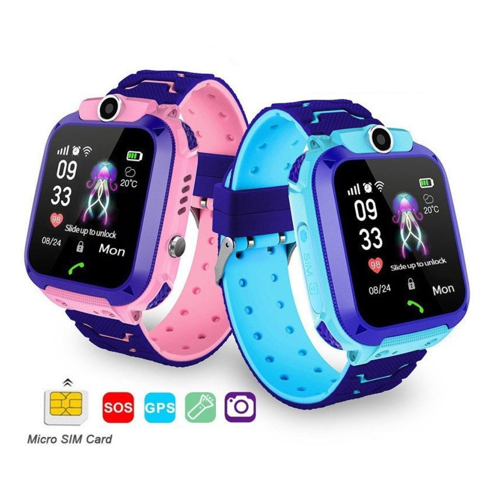 Smartwatch per bambini con fotocamera, impermeabile, tracciamento GPS e chiamate, pulsante SOS