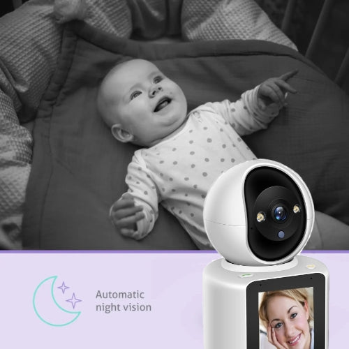 Baby monitor intelligente wireless con visione notturna e connessione bidirezionale video e audio