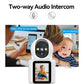 Baby monitor intelligente wireless con visione notturna e connessione bidirezionale video e audio