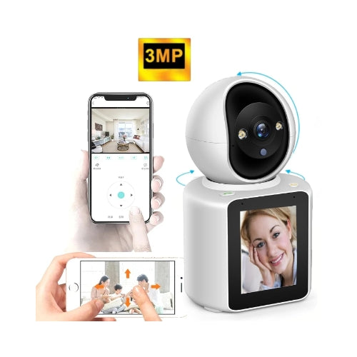 Baby monitor intelligente wireless con visione notturna e connessione bidirezionale video e audio