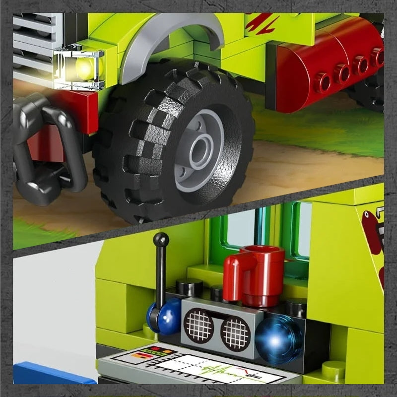 Set di mattoncini Dinosaur World 528 pezzi