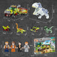 Set di mattoncini Dinosaur World 528 pezzi